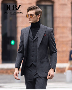 <span class=keywords><strong>Completo</strong></span> da <span class=keywords><strong>Uomo</strong></span> Elegante Nero Slim Fit di Alta Qualità con Abbottonatura Nera per Matrimonio e Occasioni Casual - Vendita all'Ingrosso - Product Image 1