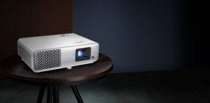 Proyector LED 1080P HDR para Cine en Casa, 2300 ANSI Lúmenes, Proyector LCD para Juegos, Altavoces Integrados, Compatible con 3D, Blanco - Product Image 1