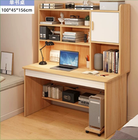Ensemble moderne de bureau, bibliothèque et chaise intégrés pour les élèves du collège, table d'ordinateur simple pour la maison, la chambre à coucher, l'école primaire