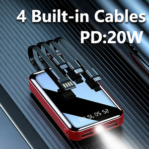 Chargeur PD20W, batteries externes 5000 mAh et 10000 mAh pour <span class=keywords><strong>iPhone</strong></span>, téléphones portables, <span class=keywords><strong>batterie</strong></span> <span class=keywords><strong>externe</strong></span>, station d'alimentation pour téléphone - Product Image 1