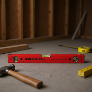 Nivel de burbuja profesional USAG 984 Mn de 1200 mm para construcción y carpintería - Product Image 3