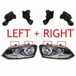 Kit de reparación de faros delanteros de <span class=keywords><strong>coche</strong></span> izquierdo y derecho, Clips de fijación, Kits de reparación de sujetadores para VW Polo 2009-2017 6R0998226 6R0998225 - Product Image 2