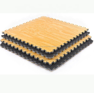 De espuma EVA mat rompecabezas karate piso de grano de madera Esteras del rompecabezas - Product Image 1