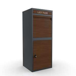 JAS-157 metal outdoor drop parcel box post parcel locker letterbox