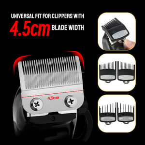 3MM 4.5MM Universal Replacement #1 <span class=keywords><strong>Taper</strong></span> Guides <span class=keywords><strong>Barber</strong></span> Haircut Accessories Guide Peigne Hair Cutting Clipper Guards for Sideburns - Product Image 3