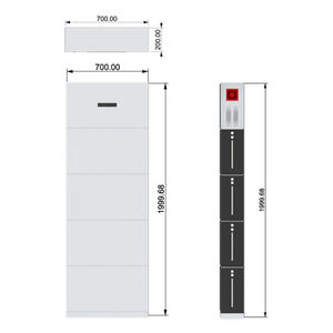 ระบบแบตเตอรี่โซลาร์เซลล์ไฮบริดสามเฟสแบบออลอินวัน Weiheng จากเยอรมนี ขนาด 10kW 15kW 20kW พร้อมแบตเตอรี่ LiFePO4 ความจุ 9.6kWh-25kWh แบบ DDP - Product Image 2