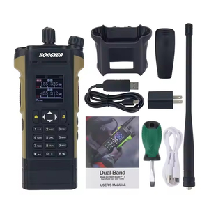 2025 Trend HX 12W VHF UHF Dual Band SDR Transceptor Walkie Talkie Intercom Dual PTT Micrófono <span class=keywords><strong>de</strong></span> mano Comunicación - Product Image 2