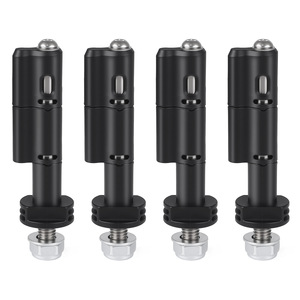 Paquete de 4 Correas de Amarre Cortas Negras con Trinquete para SUV, para Sujetar Carga en Vehículos - Product Image 4