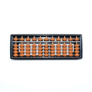 Estudiante Ábaco Soroban 7 9 11 13 15 17 Varillas Marrón Negro ABS Cuentas de plástico Columna OEM Logotipo personalizado Barato Ábaco Soroban - Product Image 6