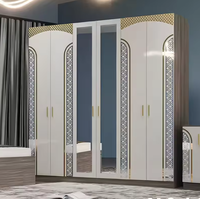 Ensembles de Chambre Complets en Bois Massif Taille Standard, Meubles de Chambre Modernes de Luxe avec Rangement et Hauteur Réglable pour Utilisation Hôtelière