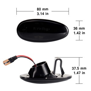 Luces Marcadoras Laterales LED Dinámicas para Mitsubishi Lancer MK8 Cedia Magna Virage Outlander Airtrek Pajero/Montero/Shogun Lámparas para Coche - Product Image 6