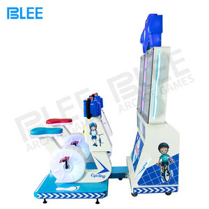 Machine de <span class=keywords><strong>jeu</strong></span> de course à vélo pour enfants, <span class=keywords><strong>jeu</strong></span> de <span class=keywords><strong>simulation</strong></span> de vélo à pédales, <span class=keywords><strong>jeu</strong></span> de sport d'arcade intérieur à pièces, 2 joueurs - Product Image 5