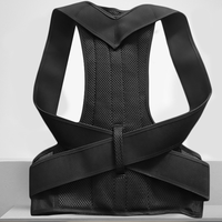 Correcteur de posture magnétique ajustable pour le dos, ceinture d'étirement et redresseur, épaules, 1 pièce