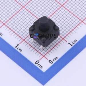 TS-1012-A13B3-D2 Tactile Switch Through hole Component (THT),8x8mm Switch Single Pole Single Throw Round Button 2.5N 8mm - Product Image 1