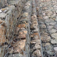 Cage en pierre de boîte de gabion de maille soudée pour la conception de paysage et les murs de jardin