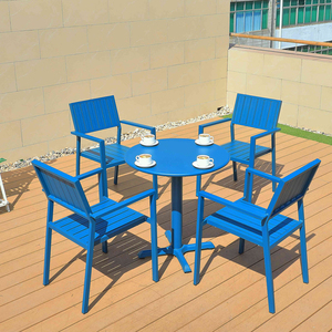 <span class=keywords><strong>Table</strong></span> <span class=keywords><strong>basse</strong></span> ronde bleue d'extérieur Simple et moderne, mobilier de jardin, terrasse, <span class=keywords><strong>piscine</strong></span>, <span class=keywords><strong>table</strong></span> à manger en aluminium étanche - Product Image 4