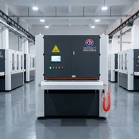 Machine de ponçage à bande pour le débavurage du métal, découpe laser CE, aluminium, acier inoxydable, tôles, meuleuses