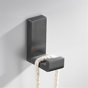 Modern Metal Single <b>Clothes</b> Hook for Bathroom <b>Wall</b> Hanging Entrance Door Coat Hook Toilet Towel Hook - Product Image 3