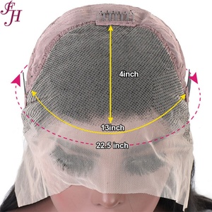 FH Factory Hot Selling Brazilian Natural <b>Human</b> <b>Hair</b> Raw <b>Wig</b> Pre Plucked Hairline 13x4 Wavy <b>Lace</b> Frontal <b>Wigs</b> With Baby <b>Hair</b> - Product Image 5