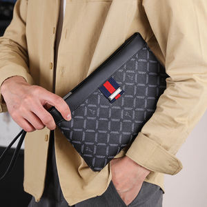 Bolso de Mano para Hombre, de Lujo, Alta Calidad, Cartera, Bolsa para Teléfono, Bolso de Negocios con Cierre de Cremallera en Cuero PU Impermeable - Product Image 1
