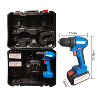 Perceuse à percussion rechargeable, outils ménagers, perceuse pistolet multifonction, tournevis électrique sans balais