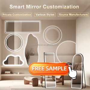 <span class=keywords><strong>2025</strong></span> thiết kế mới hình bán nguyệt tắm gương với ánh sáng nhà máy không khung gương nước bằng chứng <span class=keywords><strong>Bluetooth</strong></span> thời gian cảm ứng thông minh LED gương - Product Image 5