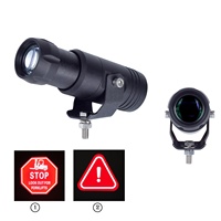 Hochwertige 12-24V Universal LED Warnleuchte Hellrot Gefahren bereichs signal Neues Gabelstapler Stahl material Auto licht Zubehör