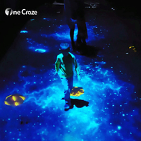 Vente chaude Le coût du faisceau attire l'attention Enfants Projecteur immersif Jeux Plancher interactif