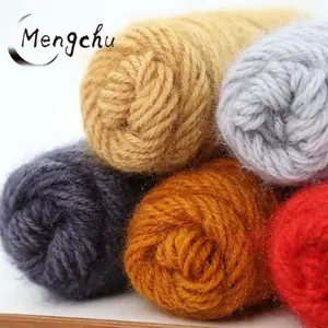 Semi-worsted yarn 2/34nm 90%bci cotton 10% squirrel thread slub textile thread yarn