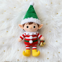 Boneka Elf Natal Grosir untuk Festival, Mainan Beruang Plush Super Lembut dengan Isian Kapas PP, Dekorasi dan Hadiah