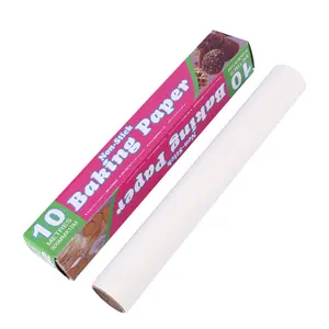 Mechanical Pulp Offset Printed Baking Paper Virgin Wood Pulp 38x50 M Parchment Silicone Roll for Cooking