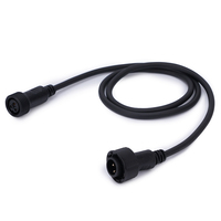 Câble tressé mâle-femelle XLR 4 broches 0,75 mm² pour bande LED RGB de longueur personnalisée, étanche IP67 avec gaine en PVC, pour haut-parleur/microphone 1080P