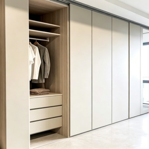 Armario Moderno <span class=keywords><strong>a</strong></span> <span class=keywords><strong>Medida</strong></span>, Independiente y Deslizable, Fácil de Montar, Diseño Personalizado para Dormitorio - Product Image 1