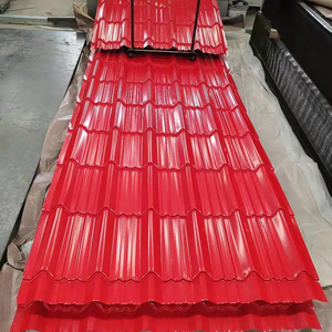 แผ่นเหล็กเคลือบสังกะสีกัลวาไนซ์แผ่นหลังคาลูกฟูกสีวัสดุก่อสร้างโลหะสังกะสี - Product Image 3