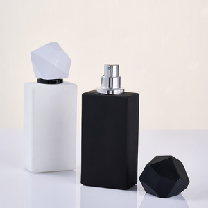 Precio de Fábrica, Botella de Vidrio Vacía de 100 ml para Fragancias, con Tapa de Diamante de Forma Especial, para Perfumes de Hombre y Mujer - Product Image 2