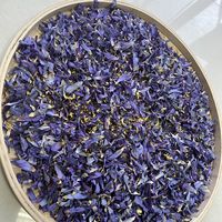Fleurs de lotus bleues séchées fermentées et cuites à la vapeur, thé mélangé Nymphaea Caerulea en vrac, emballé sous vide, thé fleuri frais et brut en vrac