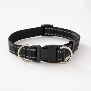 Collier Réfléchissant Réglable pour Chien, Sécurité Nocturne, Rayé, Rembourré Doux, Nylon Écologique, Libération Rapide, Design Moderne et Luxueux pour - Product Image 6