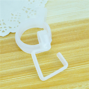 <b>Plastic</b> Windproof Hooks For Clothesline Stainless Steel <b>Rod</b> Durable Outdoor Use - Product Image 4