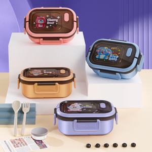 Bán buôn nhựa cầm tay lò vi sóng-nước nóng Hộp Ăn Trưa cho các trường học trẻ em cho lưu trữ - Product Image 2