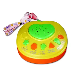 Plastic apple shape arabic educational toys learning holy quran machine