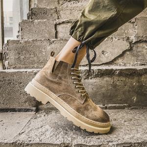 Bottes Chelsea pour hommes de haute qualité, en cuir suédé, légères, pour l'été, style western personnalisé - Product Image 6