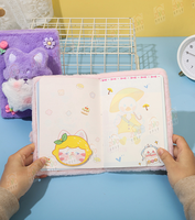 Carnet de notes en peluche renard de dessin animé mignon, agenda A5 doux et moelleux, papeterie scolaire pour étudiants, écriture manuscrite, A5 Kawaii en peluche moelleuse