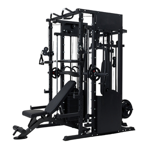 Equipo Multifuncional <span class=keywords><strong>Todo</strong></span> <span class=keywords><strong>en</strong></span> <span class=keywords><strong>Uno</strong></span> para Gimnasio, Máquina Smith con Cable, Power Rack y Prensa de Piernas para el Hogar - Product Image 6