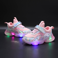 Nouvelle tendance Mesh Surface Respirant Étudiant Casual Chaussures De Sport LED Kid Light Sports Chaussures De Course