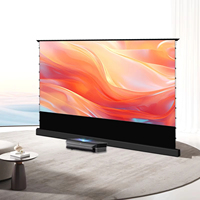 Écran de projection électrique motorisé au sol de 72 à 120 pouces, 16:9, Home Cinema HD UST ALR, écran de projection laser 4K