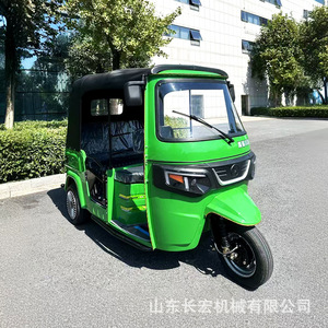 Triciclo Eléctrico Cerrado de 48V, 30-50 km/h, 3 Asientos para Pasajeros - Product Image 1