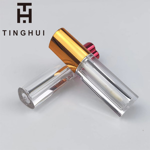 Envases de Lápiz Labial Stock Beauty de 3.5g, Forma de Corazón, Color Rosa Dorado, Tapa Amarilla, Tubos Vacíos para Lápiz Labial - Product Image 3
