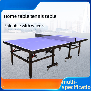 Mesa <span class=keywords><strong>de</strong></span> <span class=keywords><strong>Ping</strong></span> <span class=keywords><strong>Pong</strong></span> Plegable para Exteriores KJ con Ruedas <span class=keywords><strong>de</strong></span> 100 mm, Resistente a la Intemperie y a los Rayos UV, Mesa <span class=keywords><strong>de</strong></span> Competición Estándar para Uso Público y Doméstico - Product Image 2