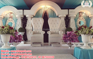 Decoración de Escenario con Temática de Bodas Modernas de las Noches Mágicas de Arabia, Material de Fibra de Vidrio, Diseño Portátil para Recepciones de Bodas Reales - Product Image 3
