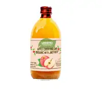 İtalyan organik elma şırası sirke-anne, ham filtresiz Made in Italy-şişe helal-BRC IFS organik NOP